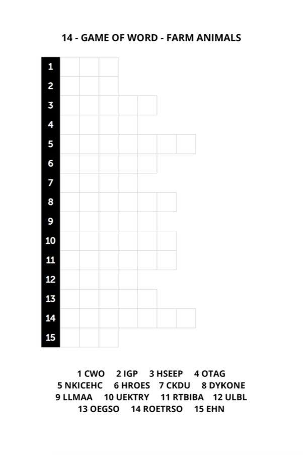 PuzzleWord - Cruciverba e Puzzle in Inglese