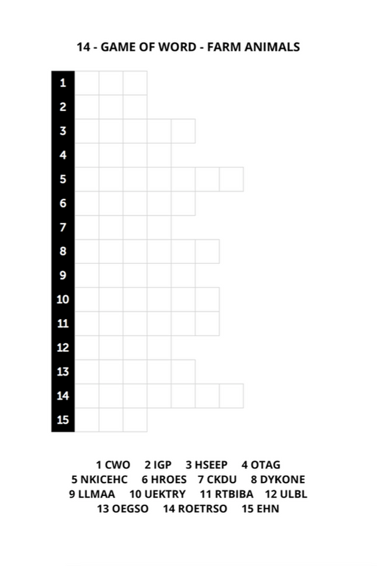 PuzzleWord - Cruciverba e Puzzle in Inglese