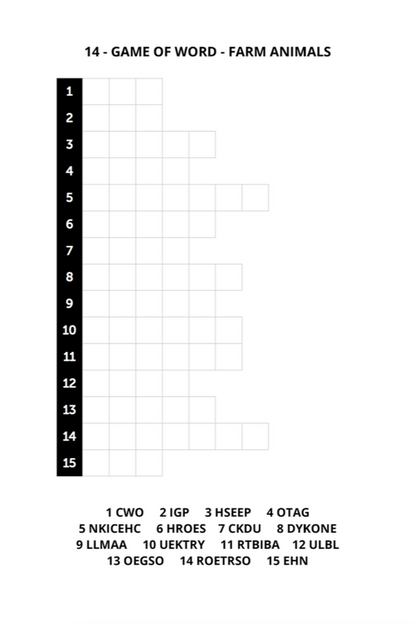 PuzzleWord - Cruciverba e Puzzle in Inglese